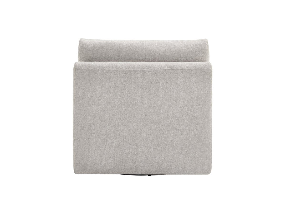 Fauteuil pivotant beige YASMINE - DécoInParis