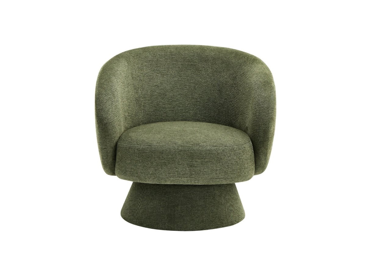 Fauteuil pivotant vert SENZ - DécoInParis