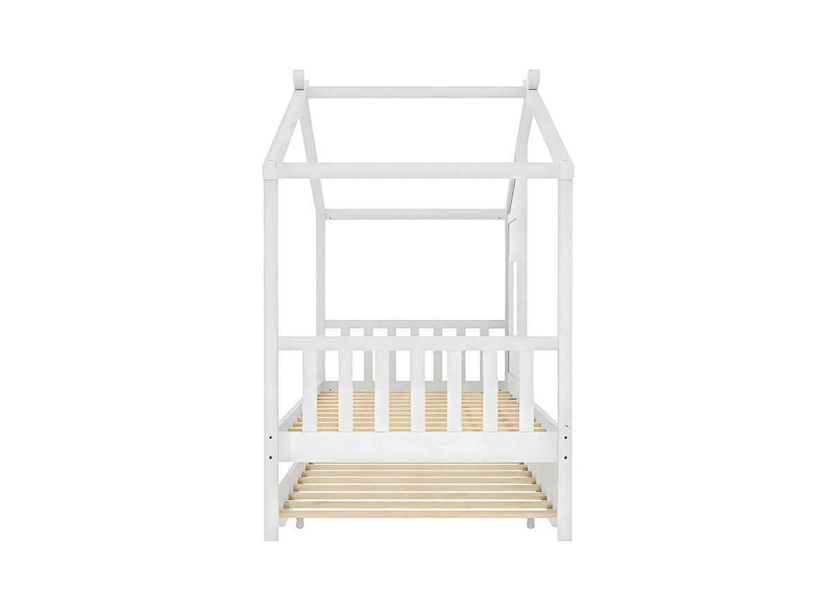 Lit cabane MILIO au sol, couchage bas façon Montessori