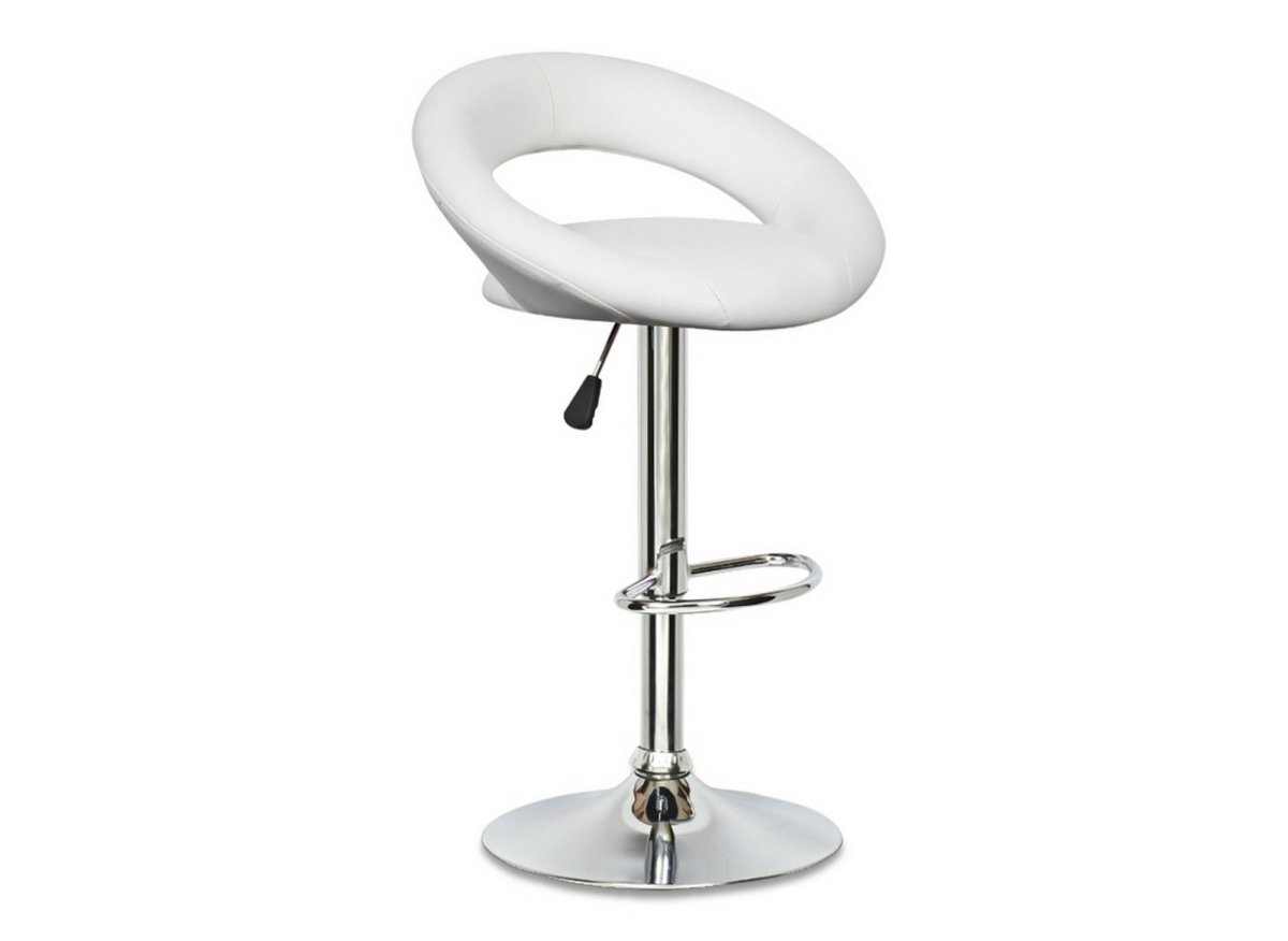 Lot de 2 tabourets de bar blanc JETI - DécoInParis