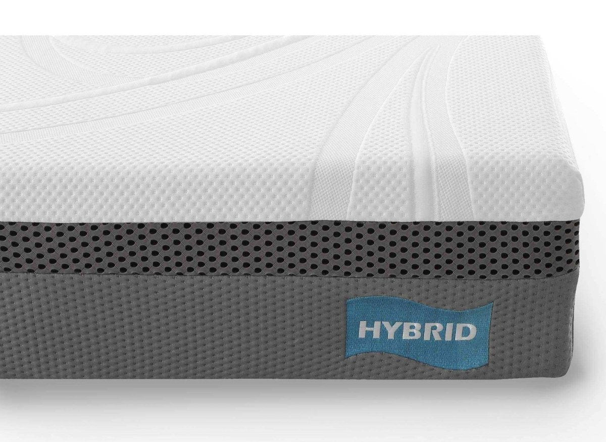 Matelas HYBRID 160 x 200 cm ressorts ensachés et mémoire de forme épaisseur 26 cm - DécoInParis