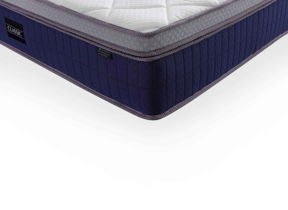 Matelas hybride CLASSIC 180 x 200 cm ressorts ensachés et mémoire de forme épaisseur 31 cm - DécoInParis