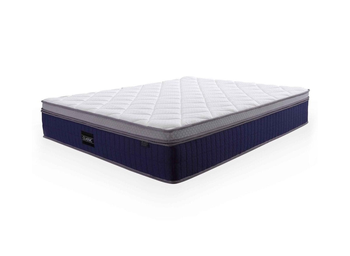 Matelas hybride CLASSIC 180 x 200 cm ressorts ensachés et mémoire de forme épaisseur 31 cm - DécoInParis