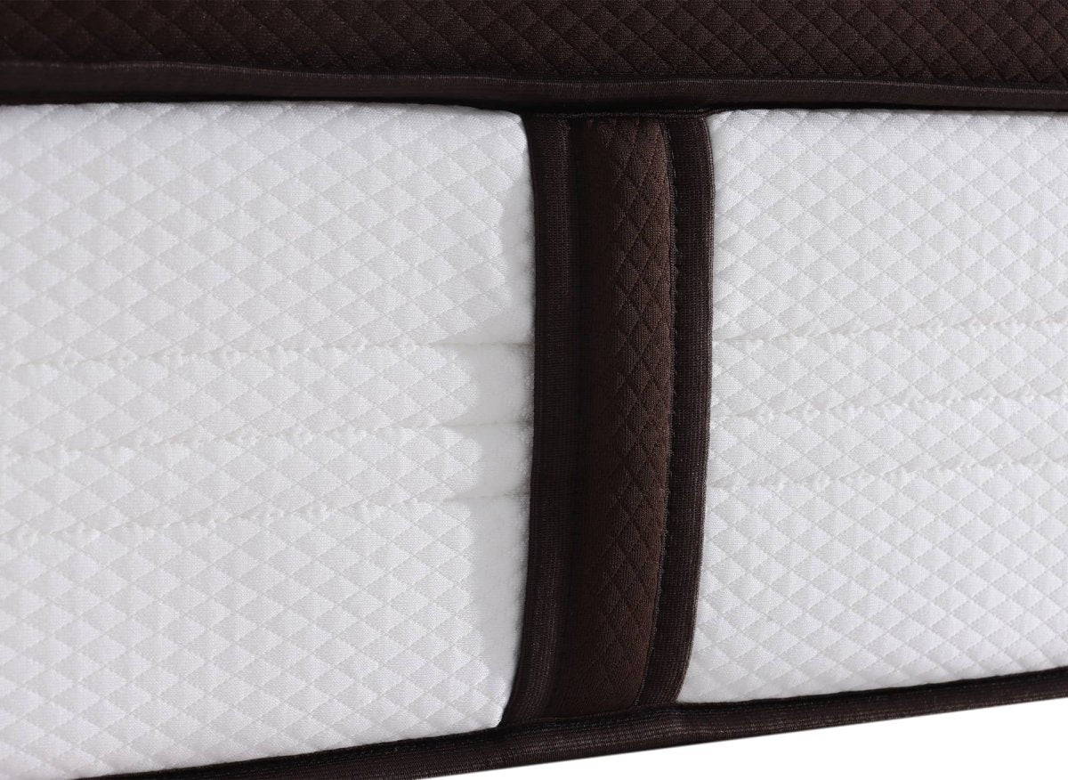 Matelas hybride mousse et ressorts ensachés 140 x 190 cm épaisseur 30 cm MANOA - DécoInParis