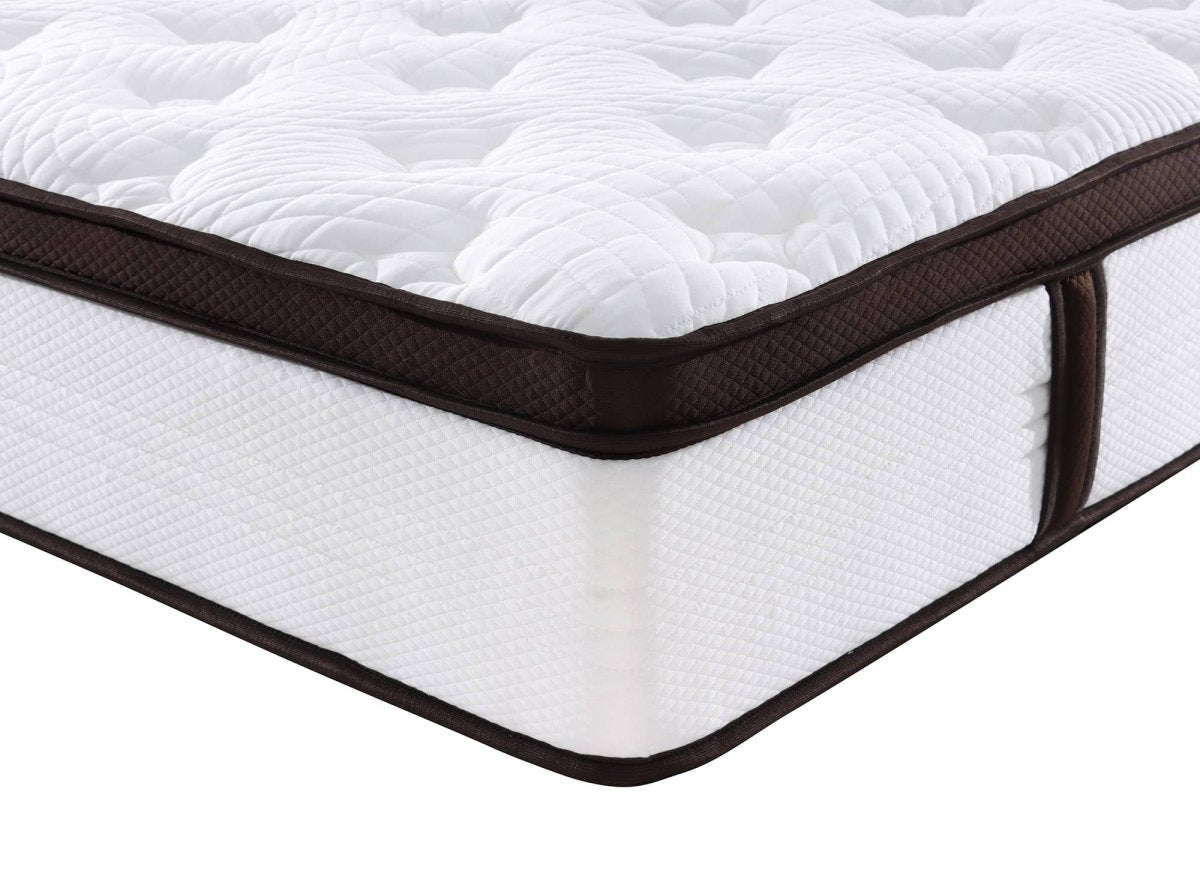 Matelas hybride mousse et ressorts ensachés 160 x 200 cm épaisseur 30 cm MANOA - DécoInParis