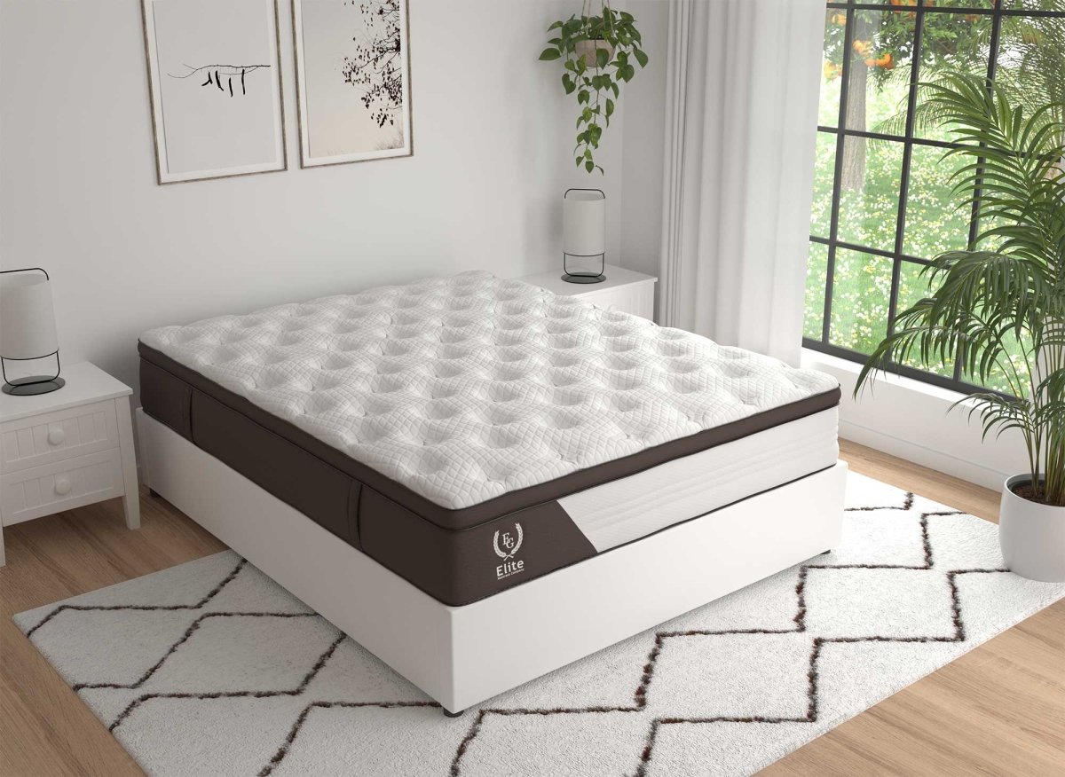 Matelas hybride mousse et ressorts ensachés 160 x 200 cm épaisseur 30 cm MANOA - DécoInParis