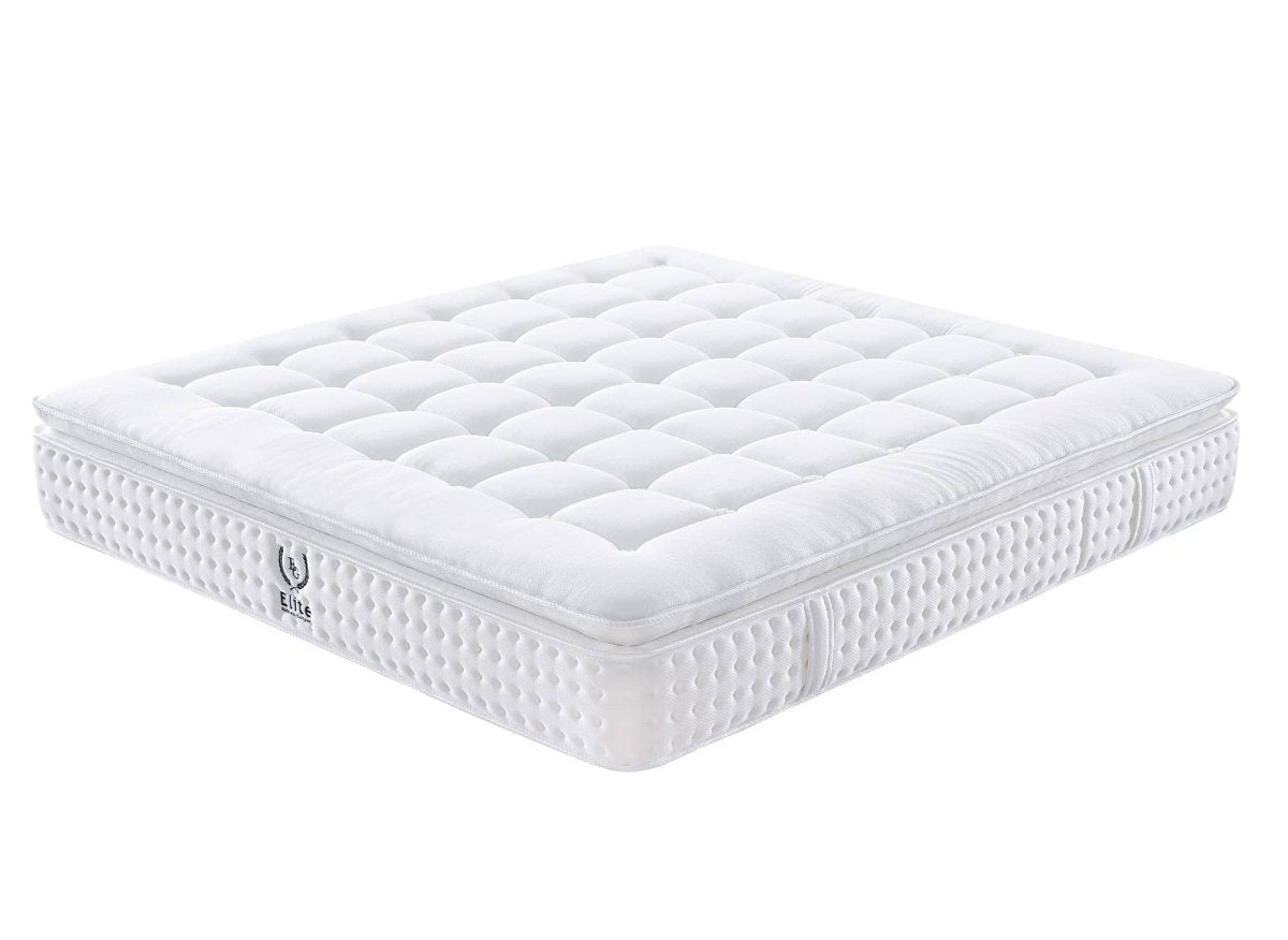 Matelas hybride mousse mémoire en gel et ressorts ensachés 140 x 190 cm épaisseur 31 cm SERENA - DécoInParis