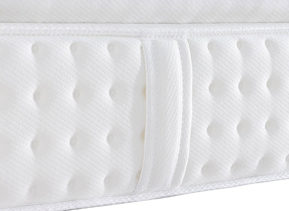 Matelas hybride mousse mémoire en gel et ressorts ensachés 180 x 200 cm épaisseur 31 cm SERENA - DécoInParis