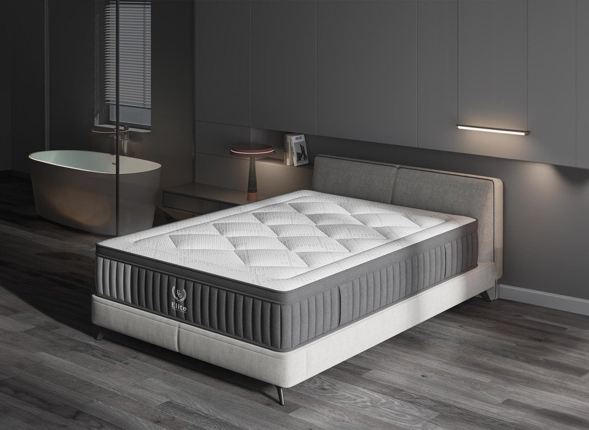 Matelas hybride ressorts ensachés 160 x 200 cm épaisseur 30 cm ASTRO - DécoInParis