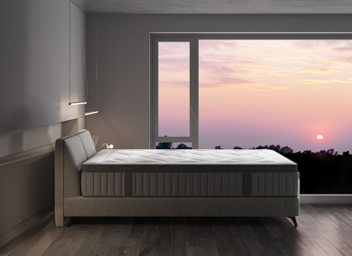 Matelas hybride ressorts ensachés 160 x 200 cm épaisseur 30 cm ASTRO - DécoInParis