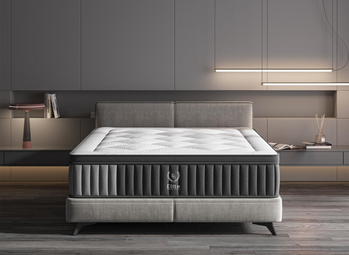 Matelas hybride ressorts ensachés 160 x 200 cm épaisseur 30 cm ASTRO - DécoInParis