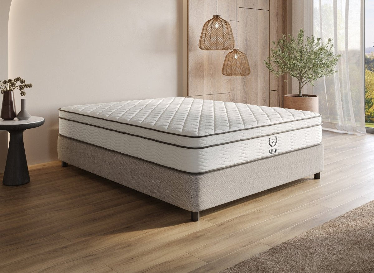Matelas hybride ressorts ensachés 180 x 200 cm épaisseur 25 cm MARIUS - DécoInParis