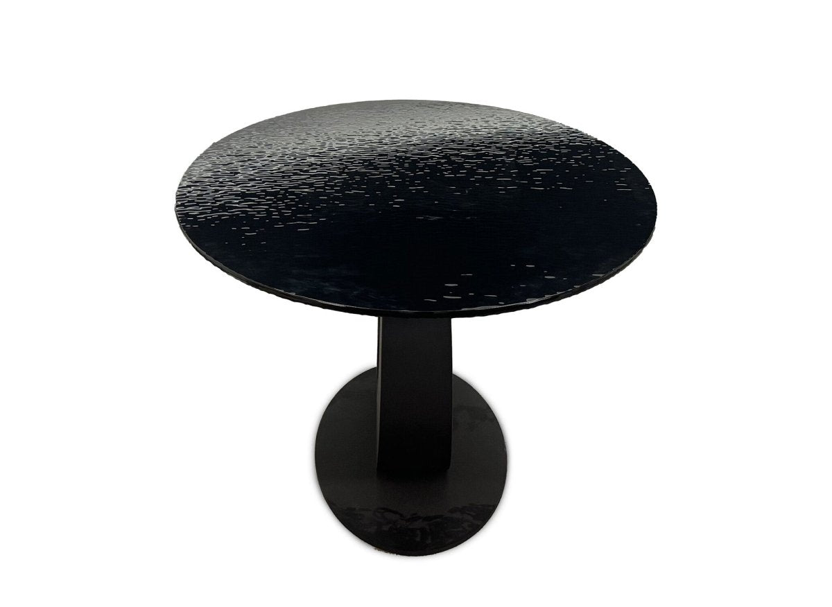 Table à manger en verre trempé noire 6 - 10 personnes CELIA - DécoInParis