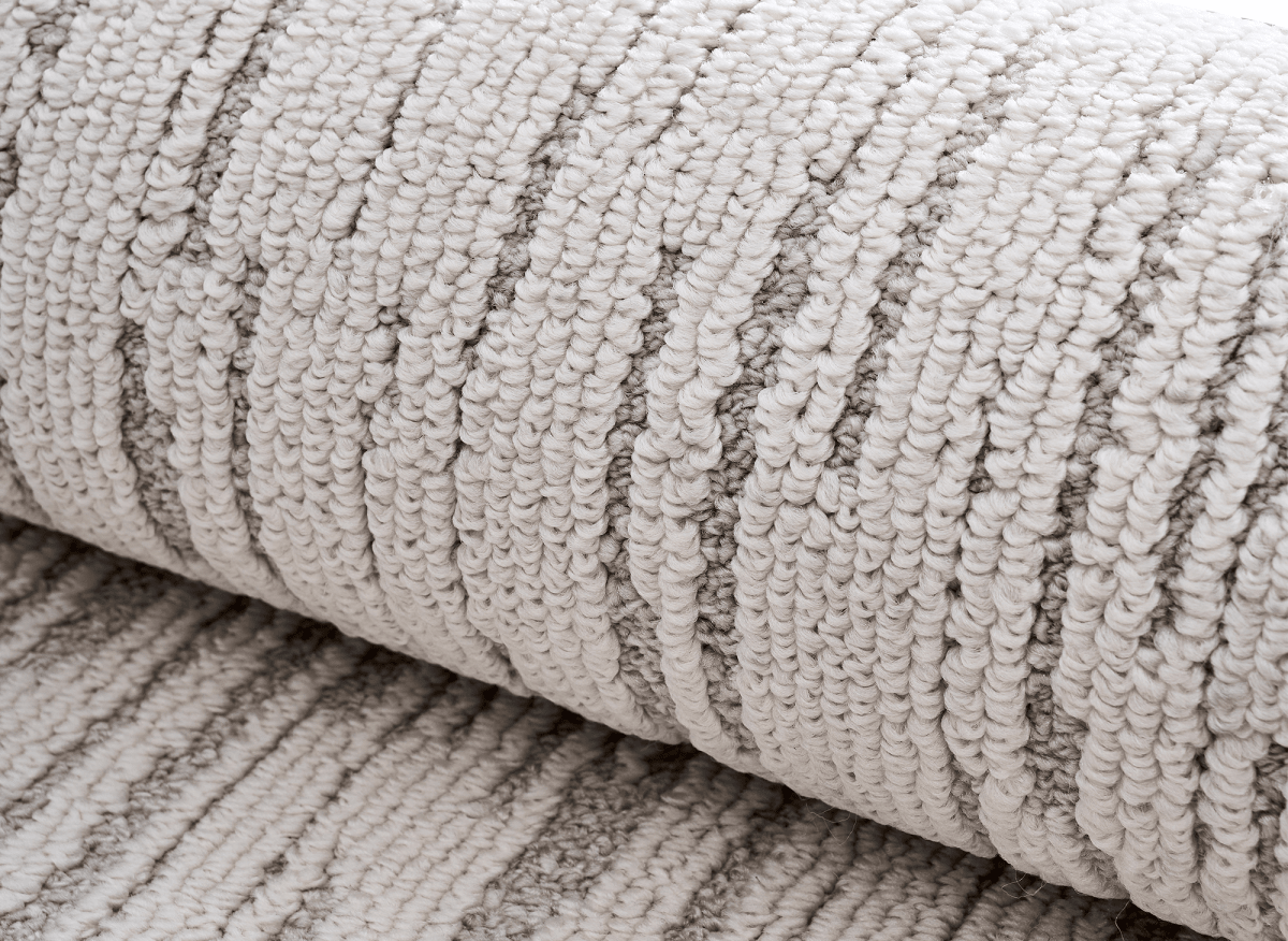 Tapis gris à motifs 160 x 230 cm BRIDGE - DécoInParis