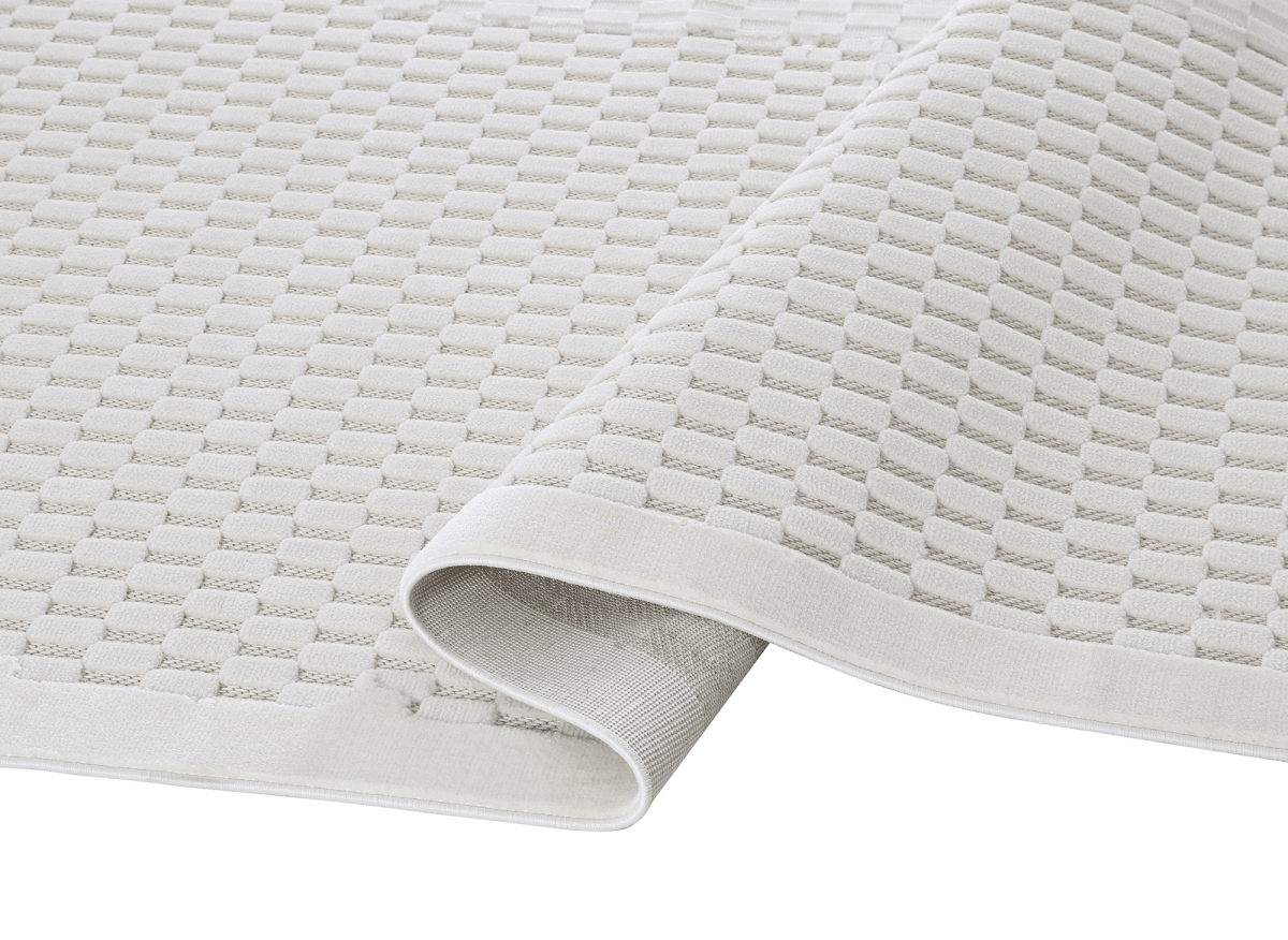 Tapis gris à motifs géométriques 160 x 230 cm VIENNE - DécoInParis