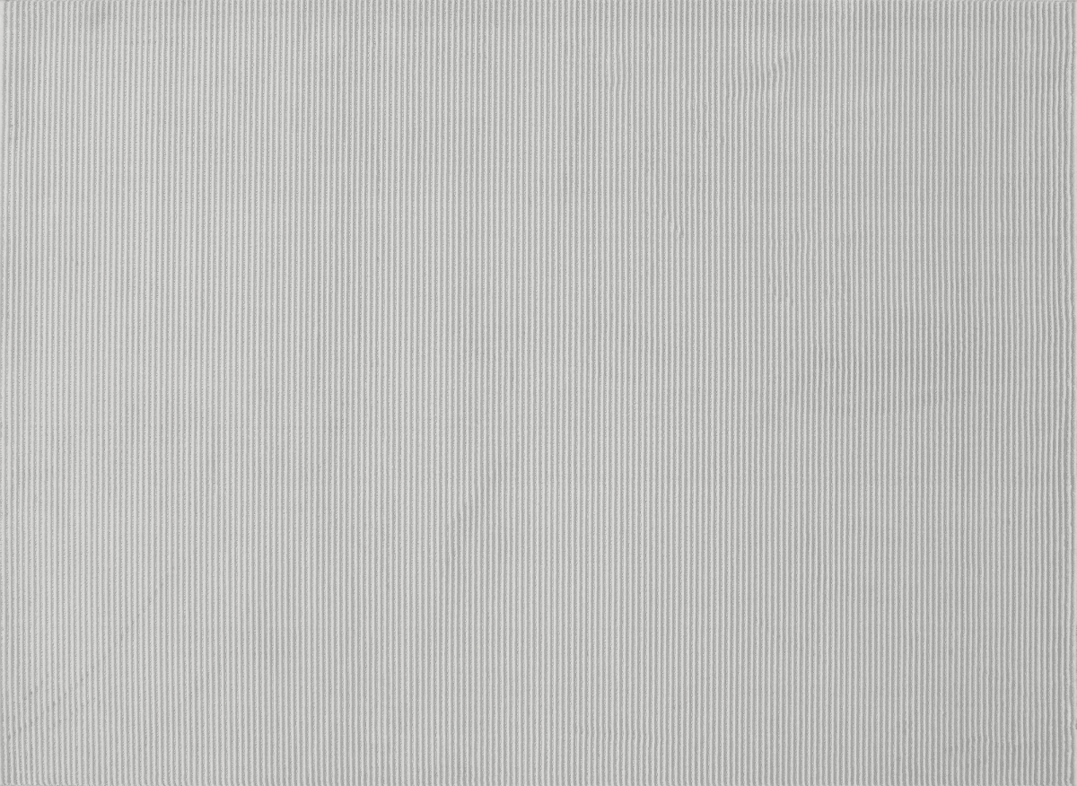 Tapis gris à rayures 200 x 290 cm CLEO - DécoInParis