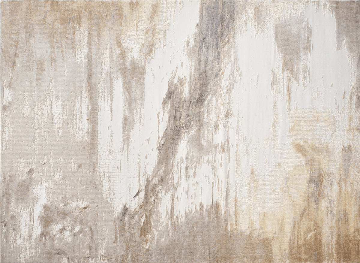 Tapis gris et beige à motifs 160 x 230 cm PISE - DécoInParis