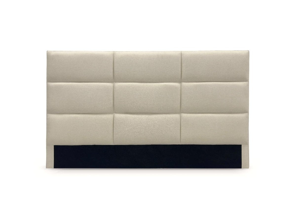 Tête de lit design en tissu beige 140 cm MATTY - DécoInParis