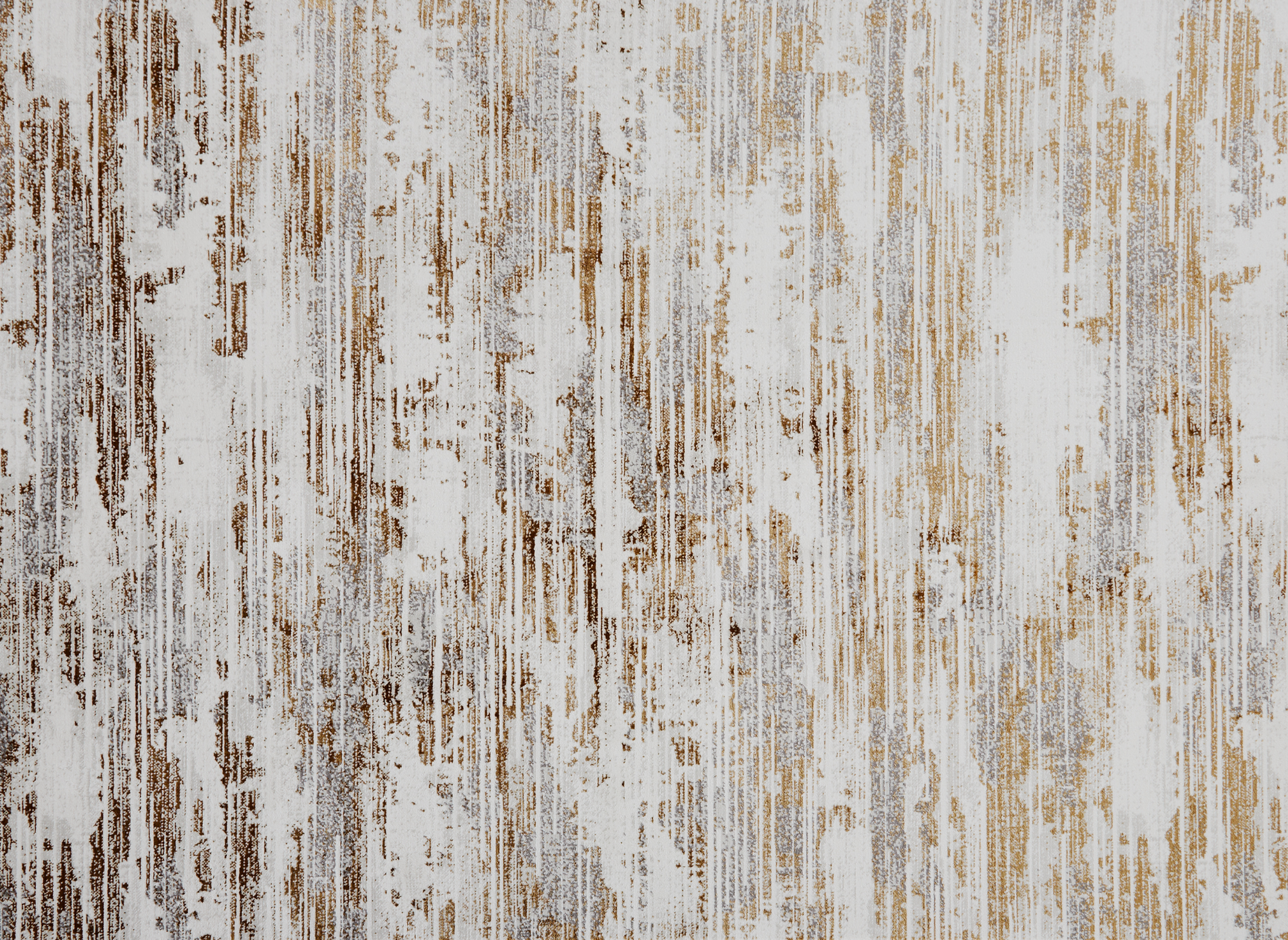 Beige-brauner abstrakter Teppich, 200 x 290 cm, PATINA
